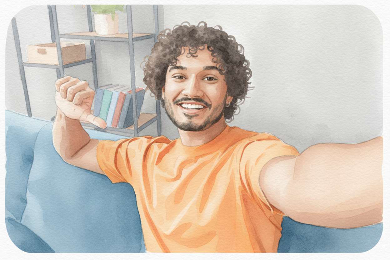 Watercolour — example cellfy photo